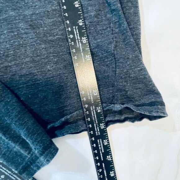 Vans Mens L Heathered Charcoal Gray Lightweight Hoodie - Picture 9 of 10